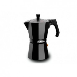 CAFETERA ALZA BASIC NERO ALUMINIO